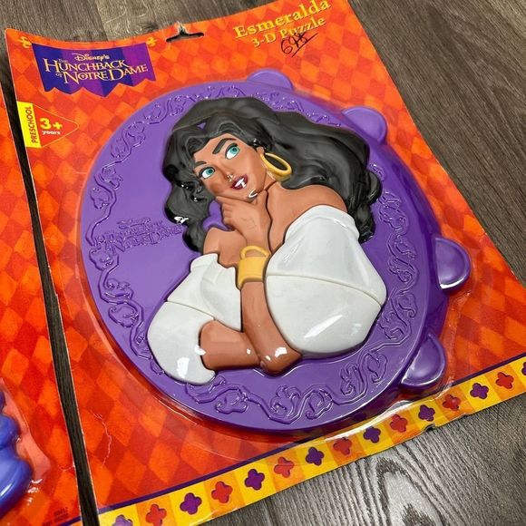 Lot of 3D Puzzles 90s Disney Hunchback of Notre Dame - Picture 6 of 11